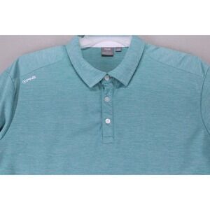 Ping Sensor Cool Mens Short Sleeve XL Teal Golf Polo T-Shirt Athletic Sport